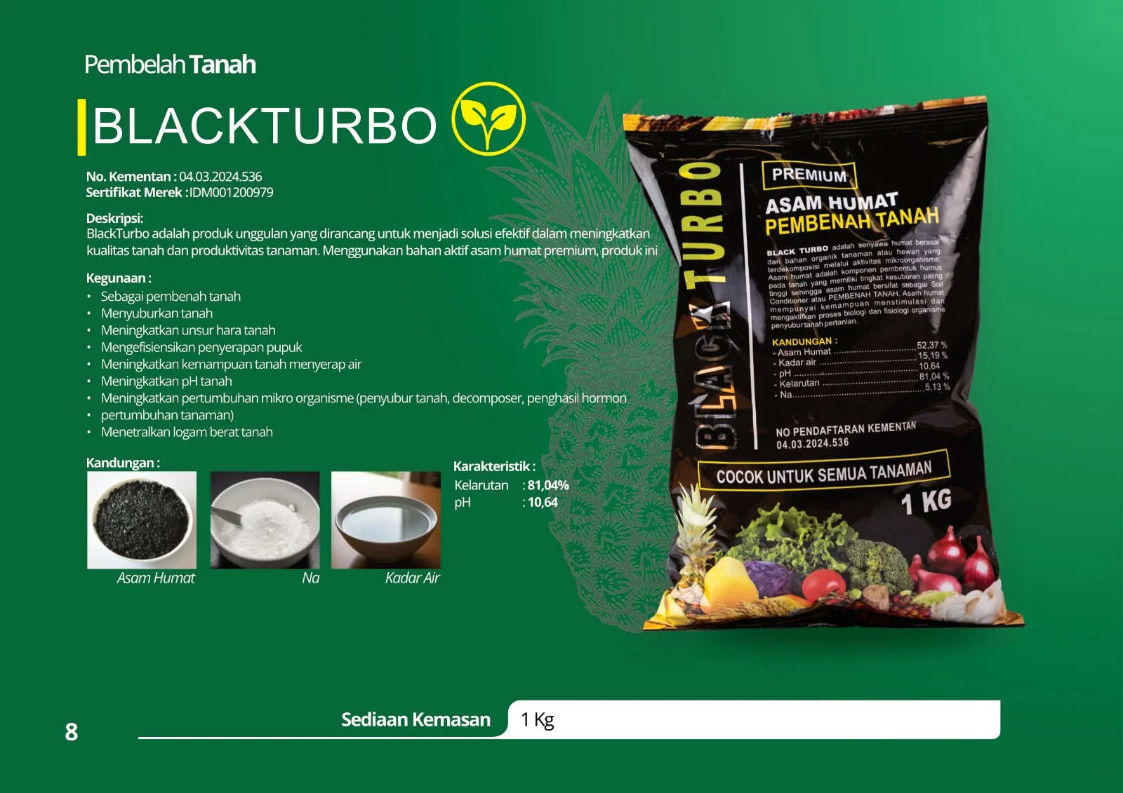BLACK TURBO - Humic Acid Fertilizer